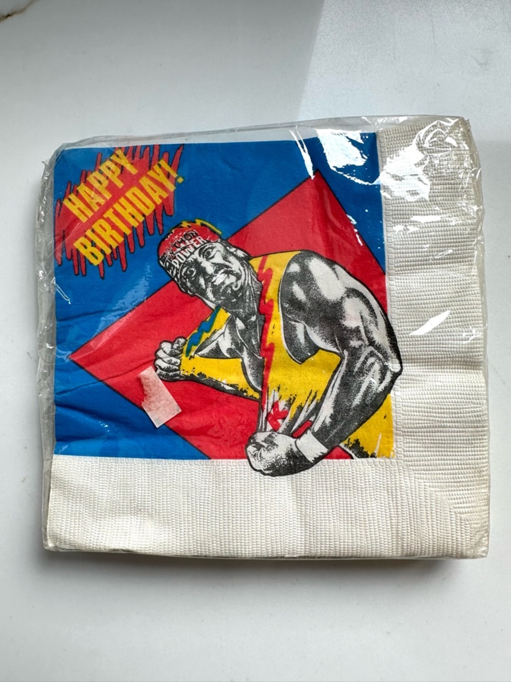 Hulk Hogan Vintage WWF Cocktail Birthday Napkins